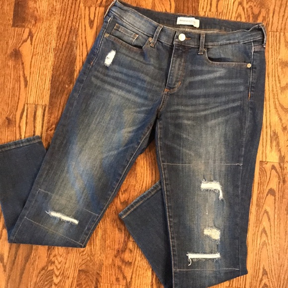 Banana Republic Skinny Distressed Ankle Jeans - Picture 1 of 12